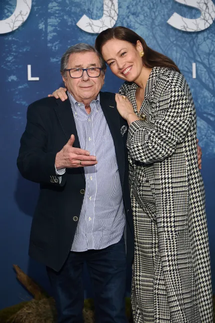 Janusz Gajos i Magdalena Różczka na przedpremierowym pokazie dwóch odcinków trzeciej i ostatniej części „Rojsta” – „Rojst Millenium”, fot. Netflix/MARCIN OLIVA SOTO