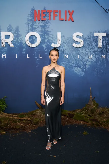 Monika Brodka na przedpremierowym pokazie dwóch odcinków trzeciej i ostatniej części „Rojsta” – „Rojst Millenium”, fot. Netflix/MARCIN OLIVA SOTO