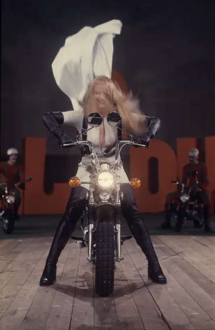  Bożena Dykiel w roli Goplany w dramacie Juliusza Słowackiego Balladyna, w reżyserii Adama Hanuszkiewicza Fot. PAP/Renard Dudley