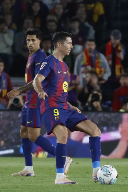 Ostatni występ Roberta Lewandowskiego na Camp Nou Fot. PAP/EPA/MARTA PEREZ