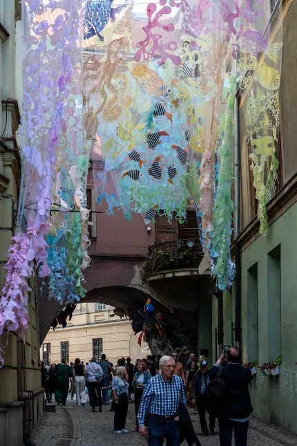 Jubileuszowa 20. edycja Festiwalu Noc Kultury w Lublinie. Fot. PAP/Wojtek Jargiło